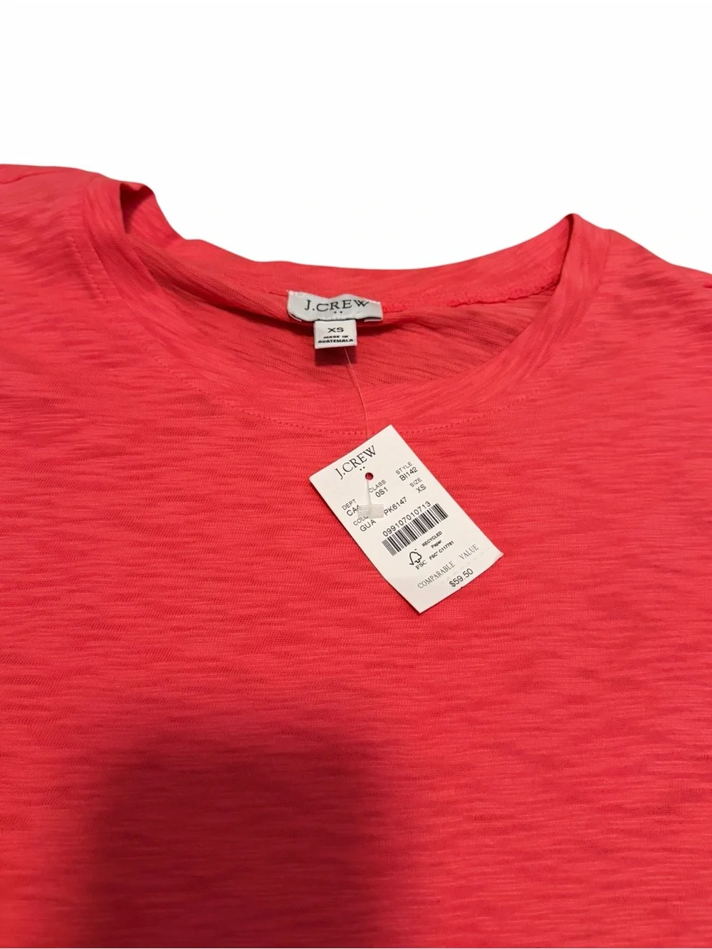 J. Crew lightweight coral